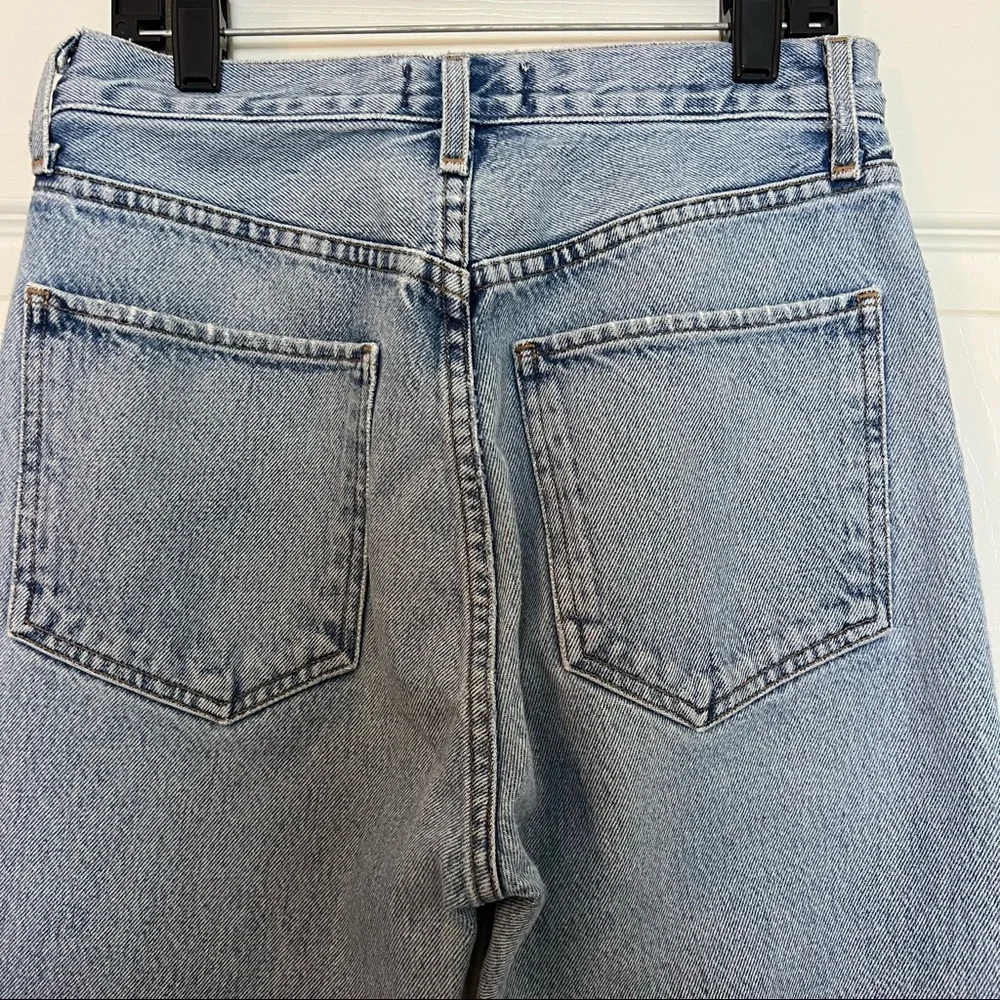 Agolde Riley High Rise Straight Crop Jeans - Picture 7 of 13